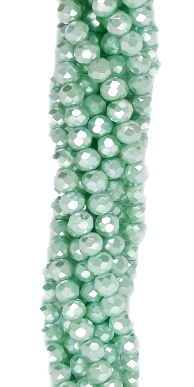 Cristal de roca 4mm metalizado x tira #015