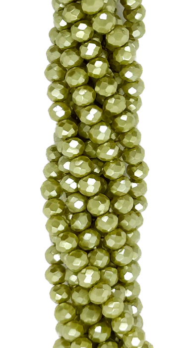 Cristal de roca 4mm metalizado x tira #016