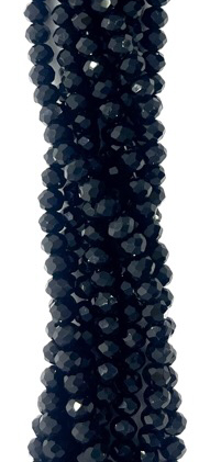 Cristal de roca 4mm negro