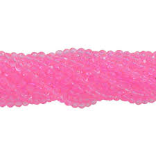 Cristal de roca 4mm rosa transparente