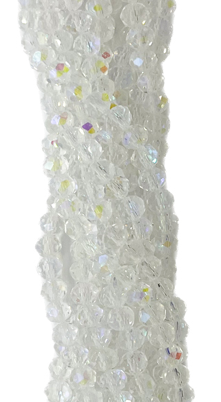 Cristal de roca 4mm transparente tornasol