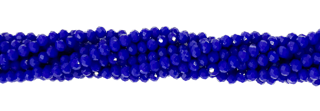 Cristal de roca 6mm azúl opaco
