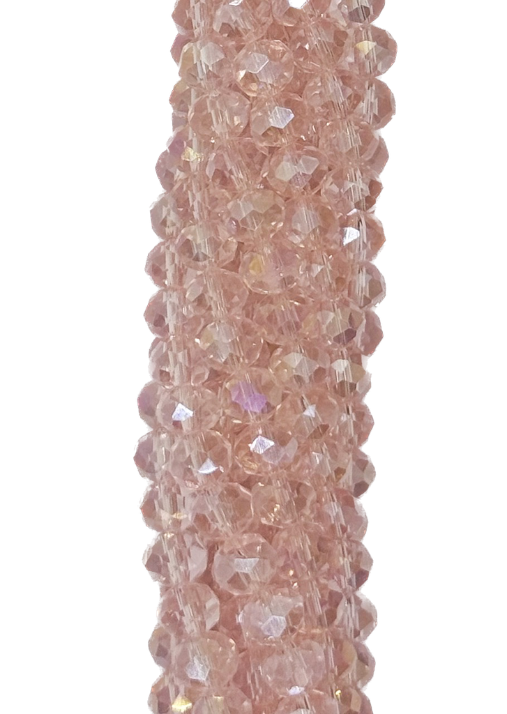 Cristal de roca 6mm rosa transp. tornasol (GE)