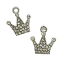 Dije fundición corona c/strass x 1 un. (1)