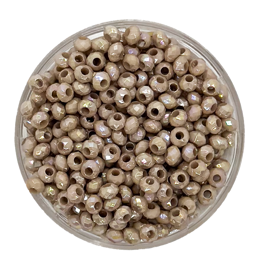 Dona acrílica facetada 4mm x 10gr. #025