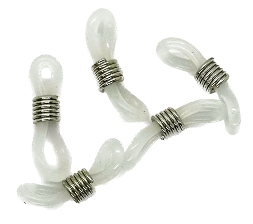 [11116] Gomita p/anteojos transparente c/resorte x 10un.