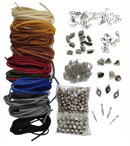 [11508] Set Chokers Gamuza