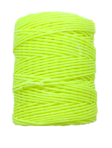 [10211] Hilo encerado x 70 mt amarillo flúor