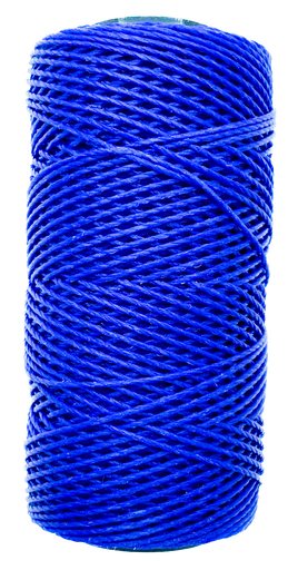 Hilo encerado azul francia