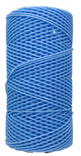 Hilo encerado celeste bandera