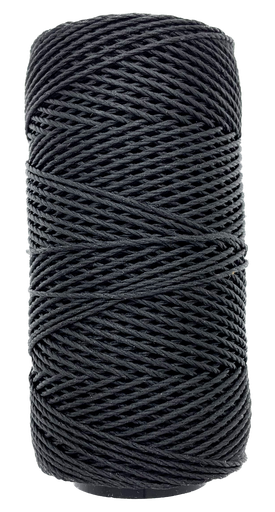 [11126] Hilo encerado x 70 mt negro