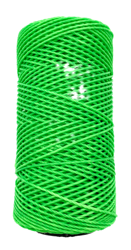 Hilo encerado verde fluor 