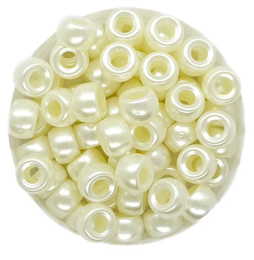 [10439] Perla de río plástica pase ancho 10mm x 10gr.