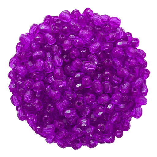 [10203] Perla plást. hexagonal violeta 4mm x 10gr.