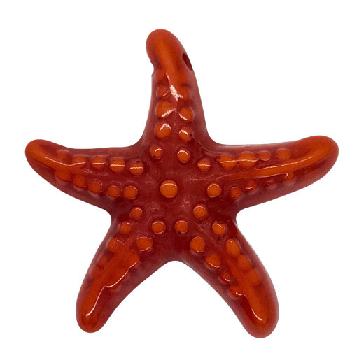 [10228] Estrella de Mar resina (mod 2) naranja x 1un