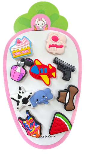 [11646] Pin para crocs blister #001 x 10un.