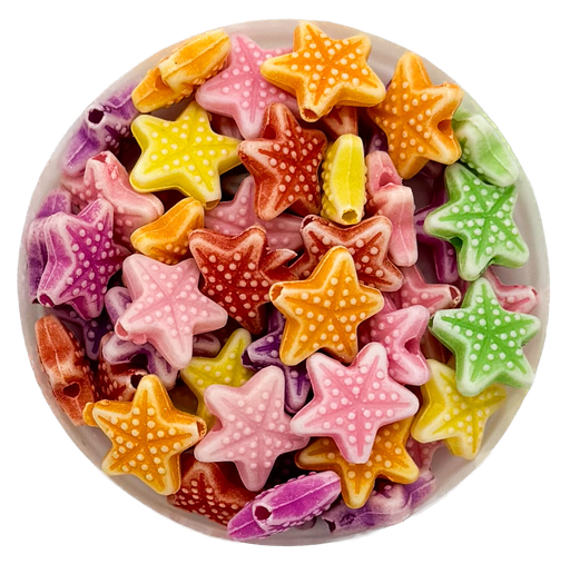 [11040] Plástico infantil labrado estrella mar (1) x 10gr.