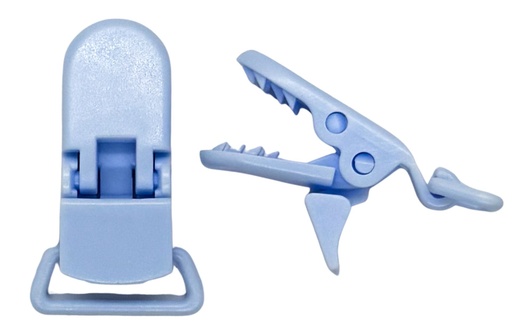 [12301] Portachupete acrílico celeste pase 25mm x 1 un.