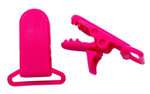 [12301] Portachupete acrílico fucsia pase 25mm x 1 un.