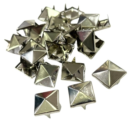 [11749] Tacha niquel cuadrada 12x12 mm x 10gr.