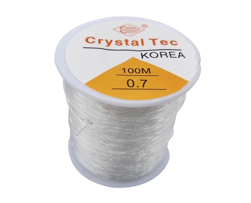 [11348] Tanza elástica 0.7 x 100mt.