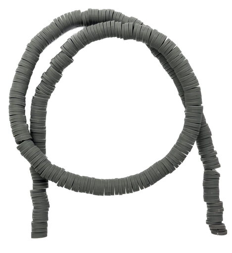 [10273] Tira Fimo plano 6 mm gris oscuro