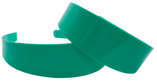 [10550] Vincha plástica verde 40mm
