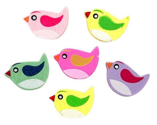 [12252] Pajarito de madera 22x17mm x 5un