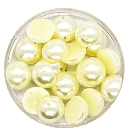 [11770] Media perla p/pegar 12mm natural x 10g