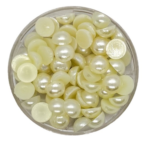 [11770] Media perla p/pegar 8mm natural x 10g