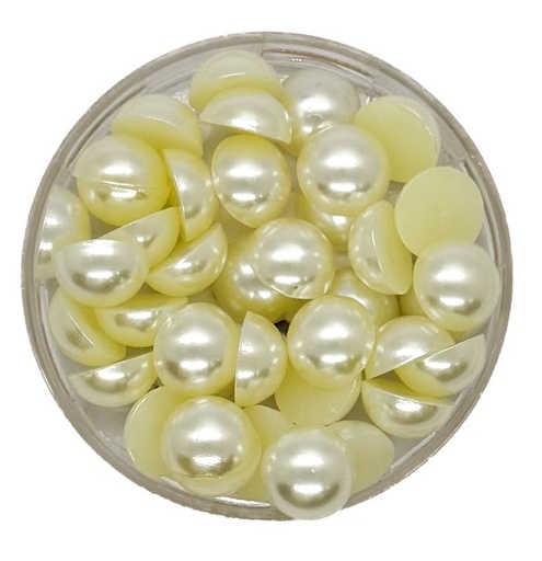 [11770] Media perla p/pegar 10mm natural x 10g