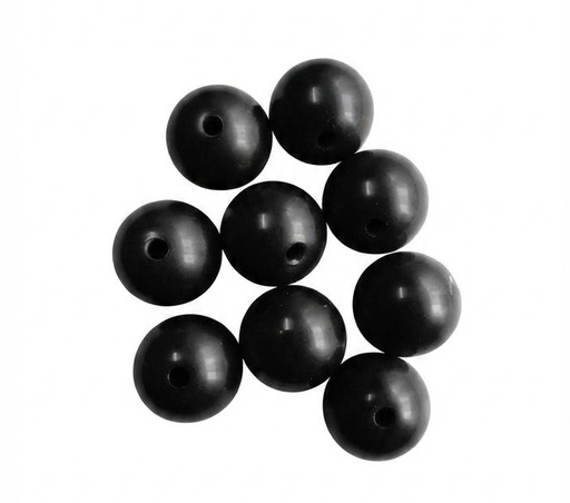 [10294] Bolita acrílico lisa 14mm negro x 15g
