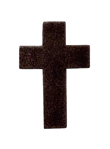 [10647] Cruz madera 33x22 negra x 10un