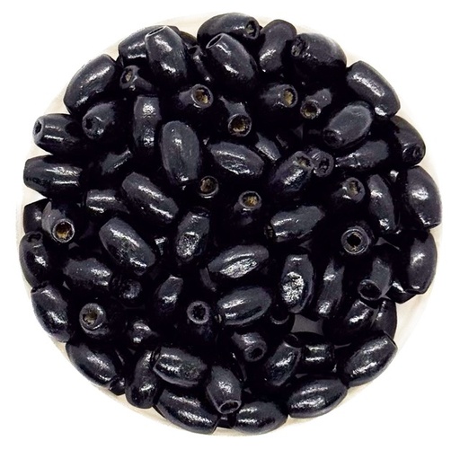 [10329] Arroz madera 8x5mm negra x 20gr.