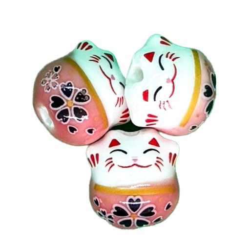 Gatitos cerámica rosa