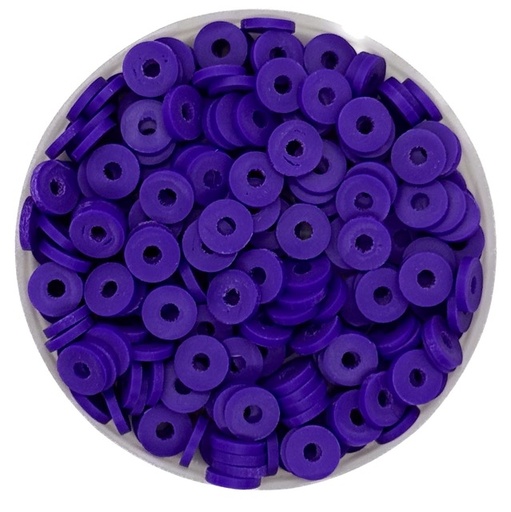 [12246] Argollita fimo 6mm a granel violeta x 10 grs.