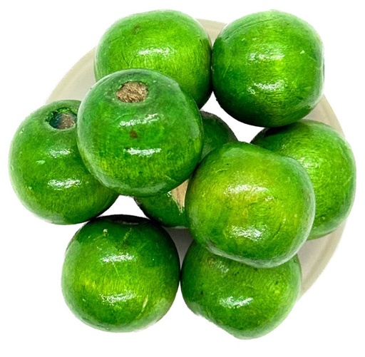Bolita madera 20mm verde claro