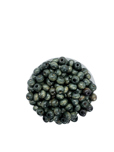 Bolita madera 6mm gris humo