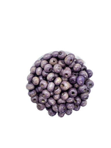 Bolita madera 6mm lila