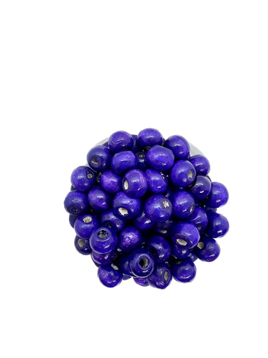 Bolita madera 8mm violeta
