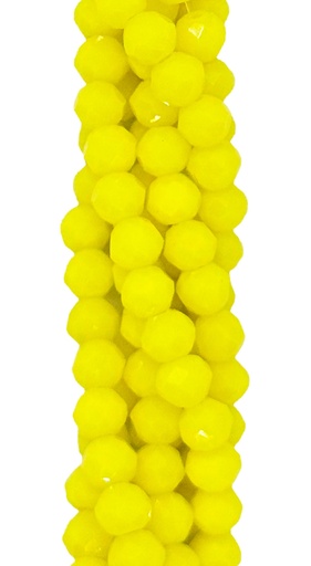 [10641] Cristal de roca 4mm amarillo opaco #1