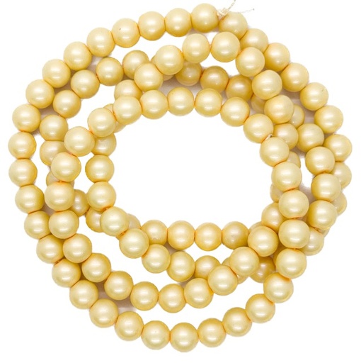 [11255] Perla vidrio satinada 8mm beige