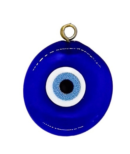 [10537] Dije Ojo turco vidrio 20mm azul x 1un.