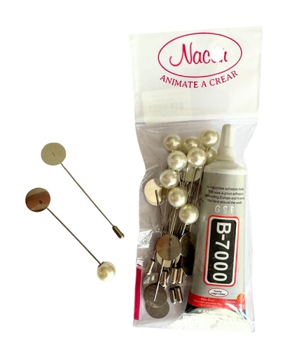 [11289] Kit prendedor solapero + pegamento