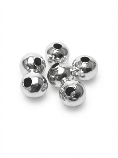 Bolitas metálicas plata 8mm 