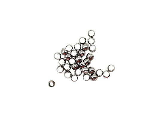 [10026] Apreta tanza niquel 3mm x 2 g. 