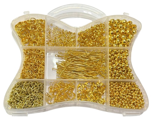 [10512] Kit Fornituras doradas
