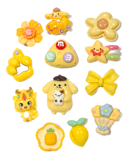 Charms p/pegar amarillo