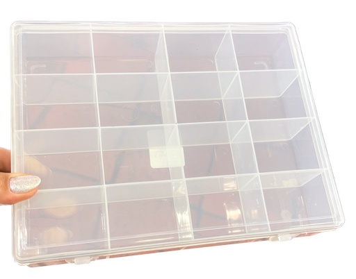 [11145] Cajita organizadora 16 div- 23x18cm 