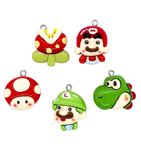 [12304] Dije infantil c/pitón Mario Bross x 1 un 